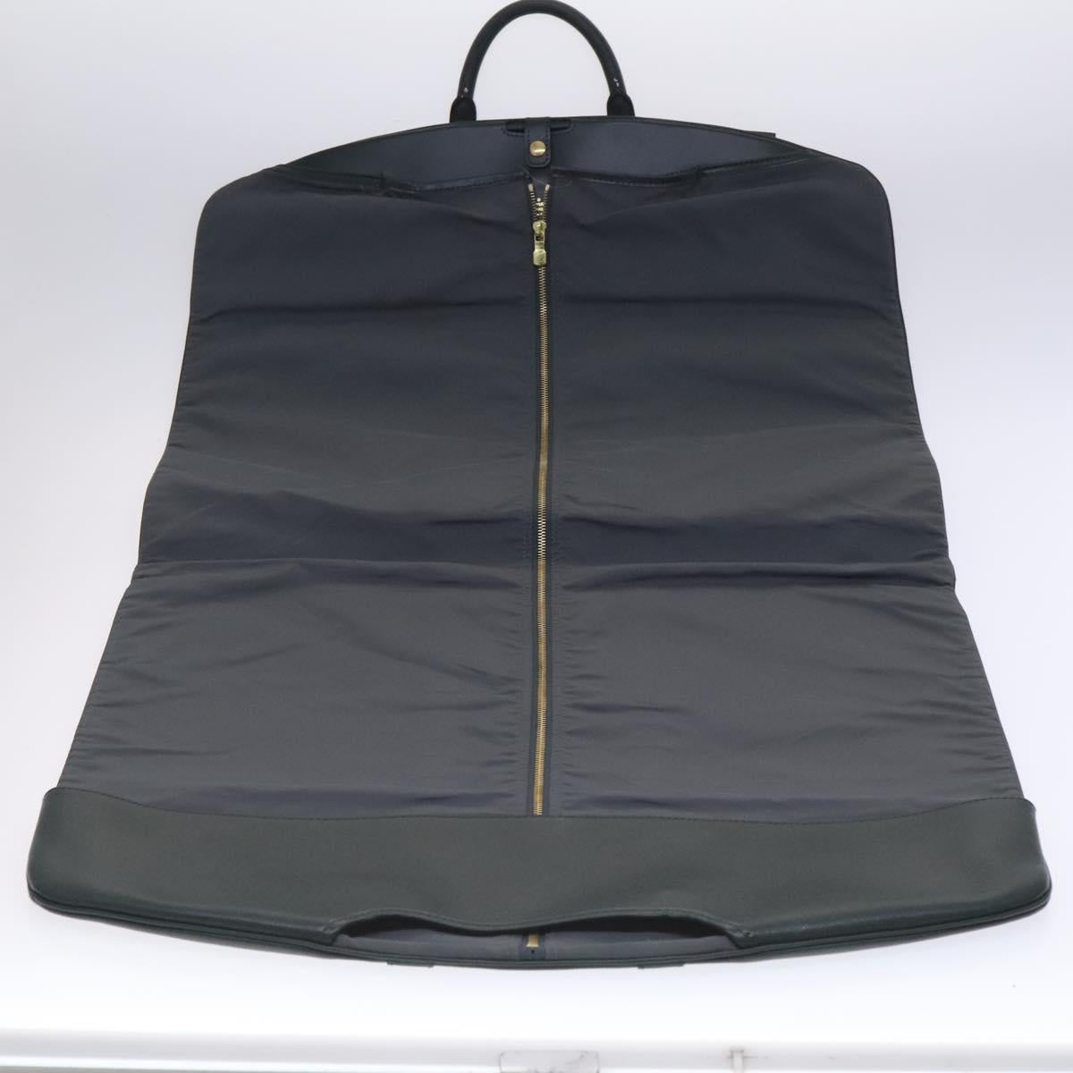 Louis Vuitton Garment case, Green, Leather, travel