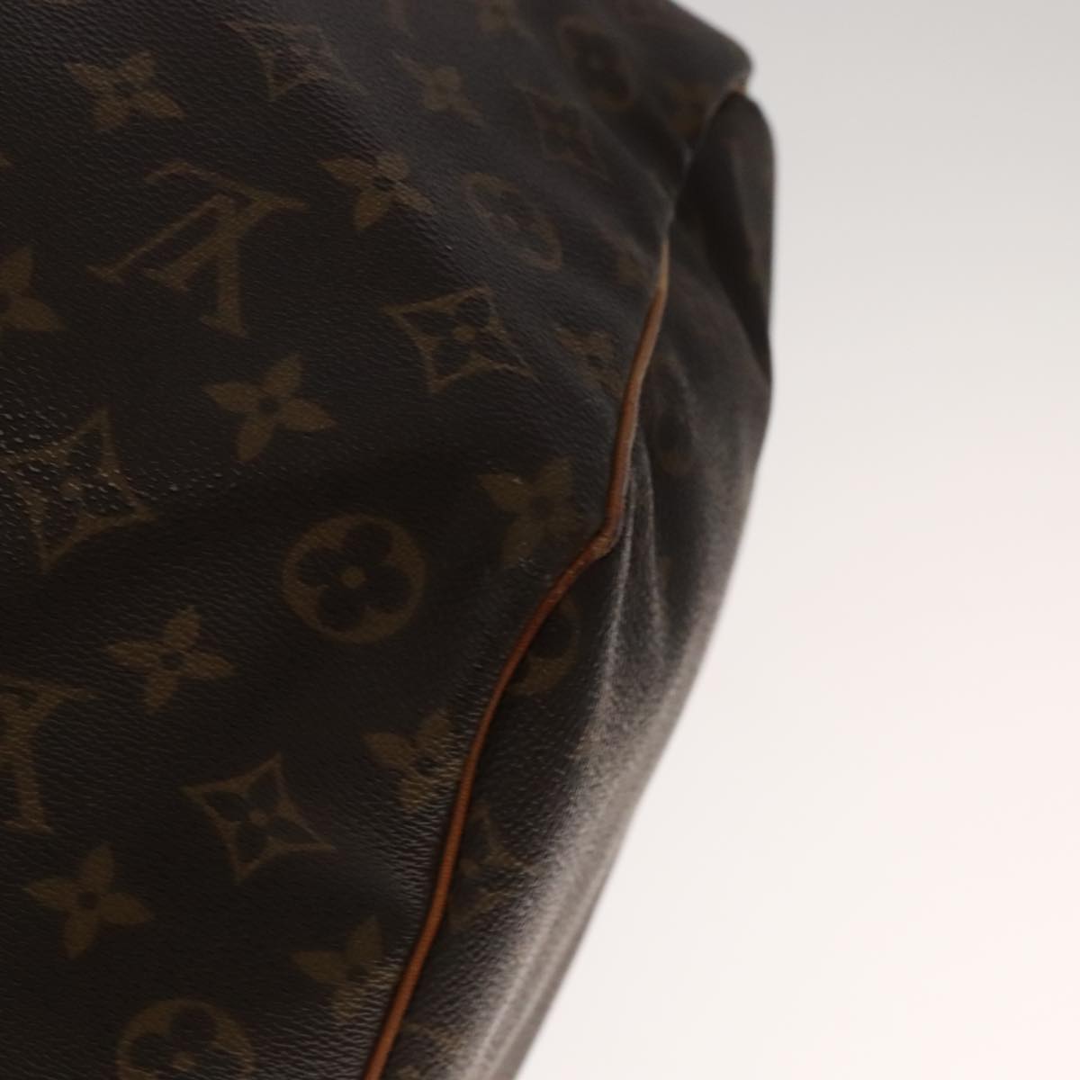 Louis Vuitton Keepall 60, Brown, Canvas, travel
