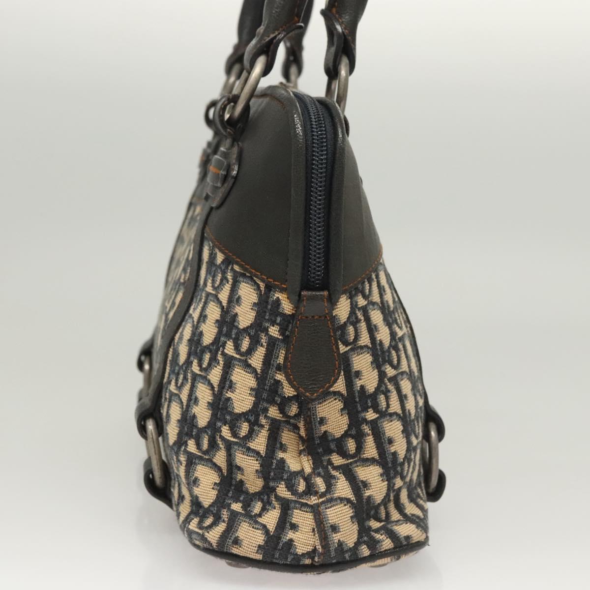 Dior CD, Navy, Canvas, handbag