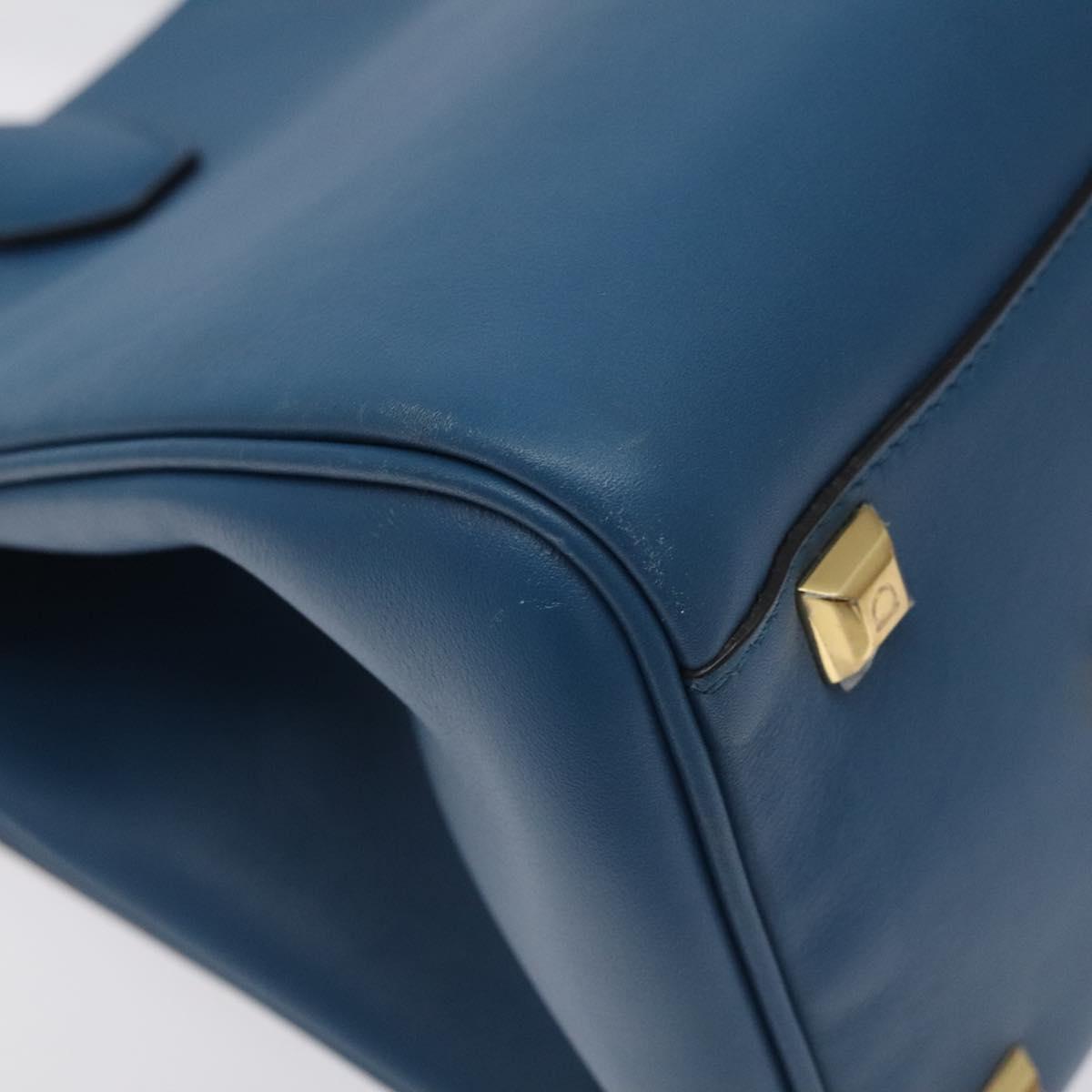 Salvatore Ferragamo Studio, Blue, Leather, handbag
