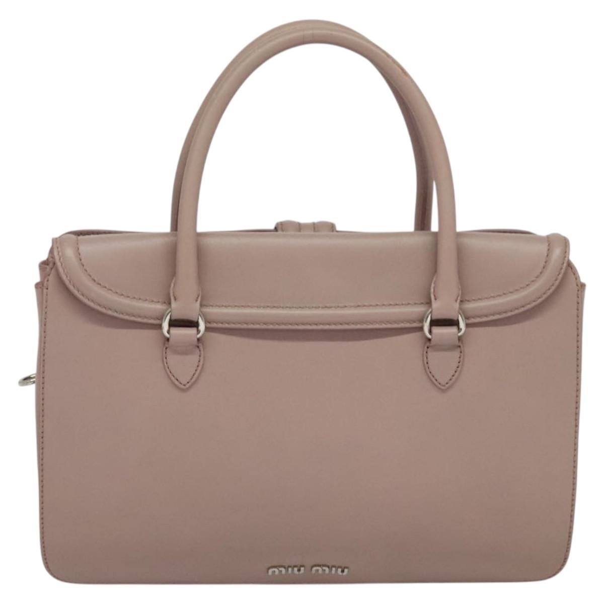 Miu Miu, Pink, Leather, handbag