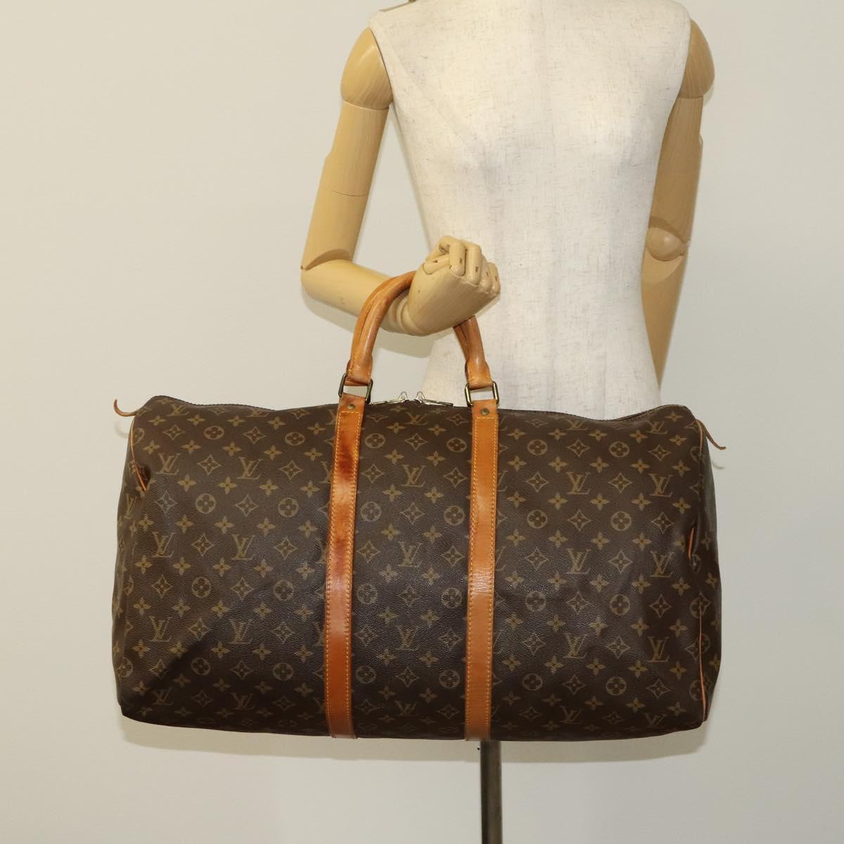 Louis Vuitton Keepall 55, Multicolour, Canvas, travel