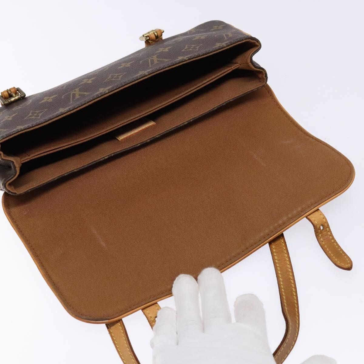 Louis Vuitton Marelle, Brown, Canvas, shoulder