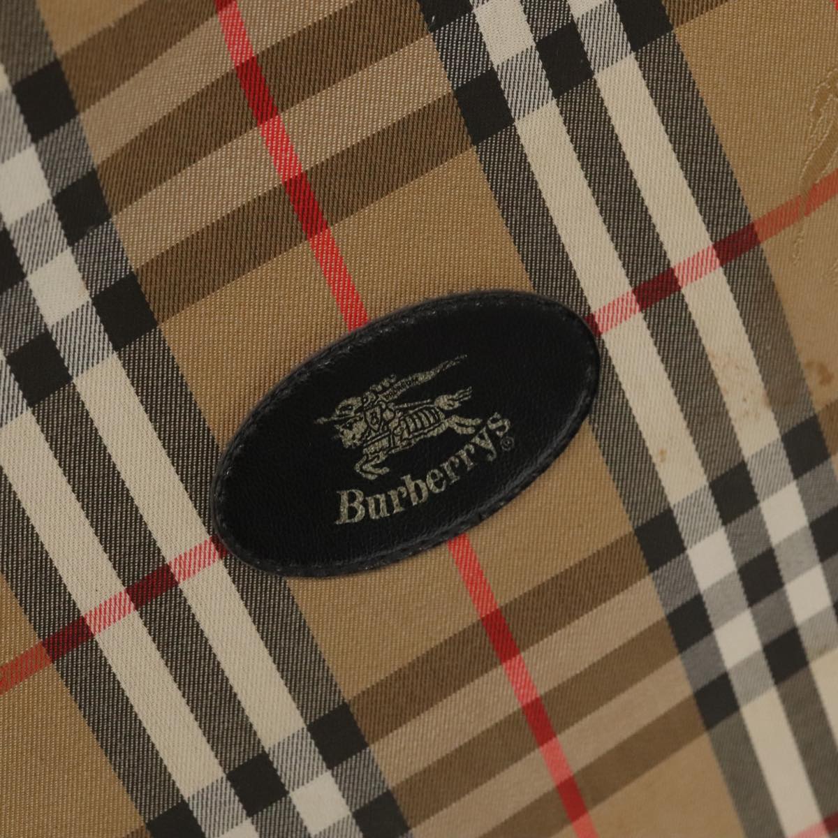 Burberry Nova Check, Beige, Canvas, handbag