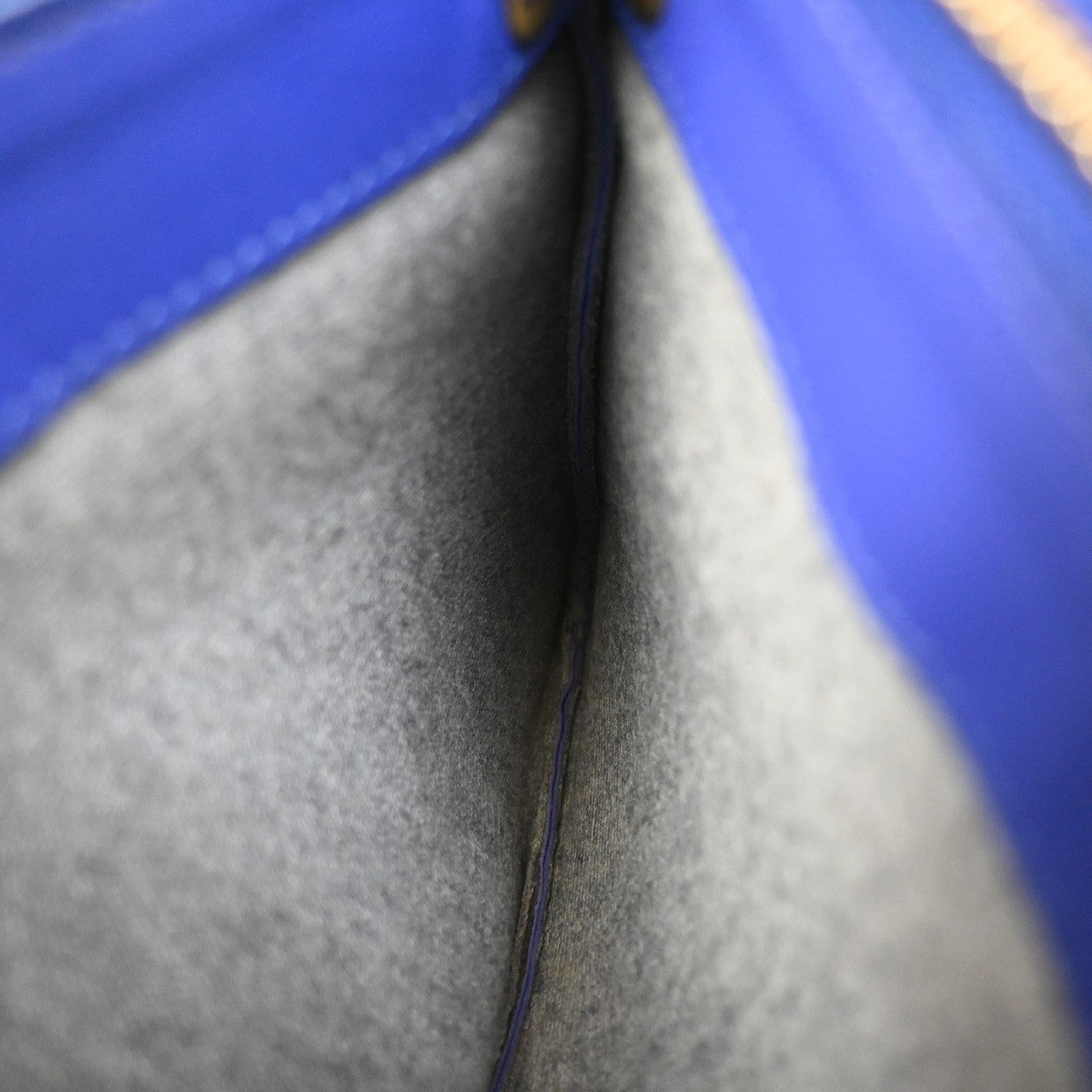 Celine Trio Leather, Blue, Leather, Shoulder Bag