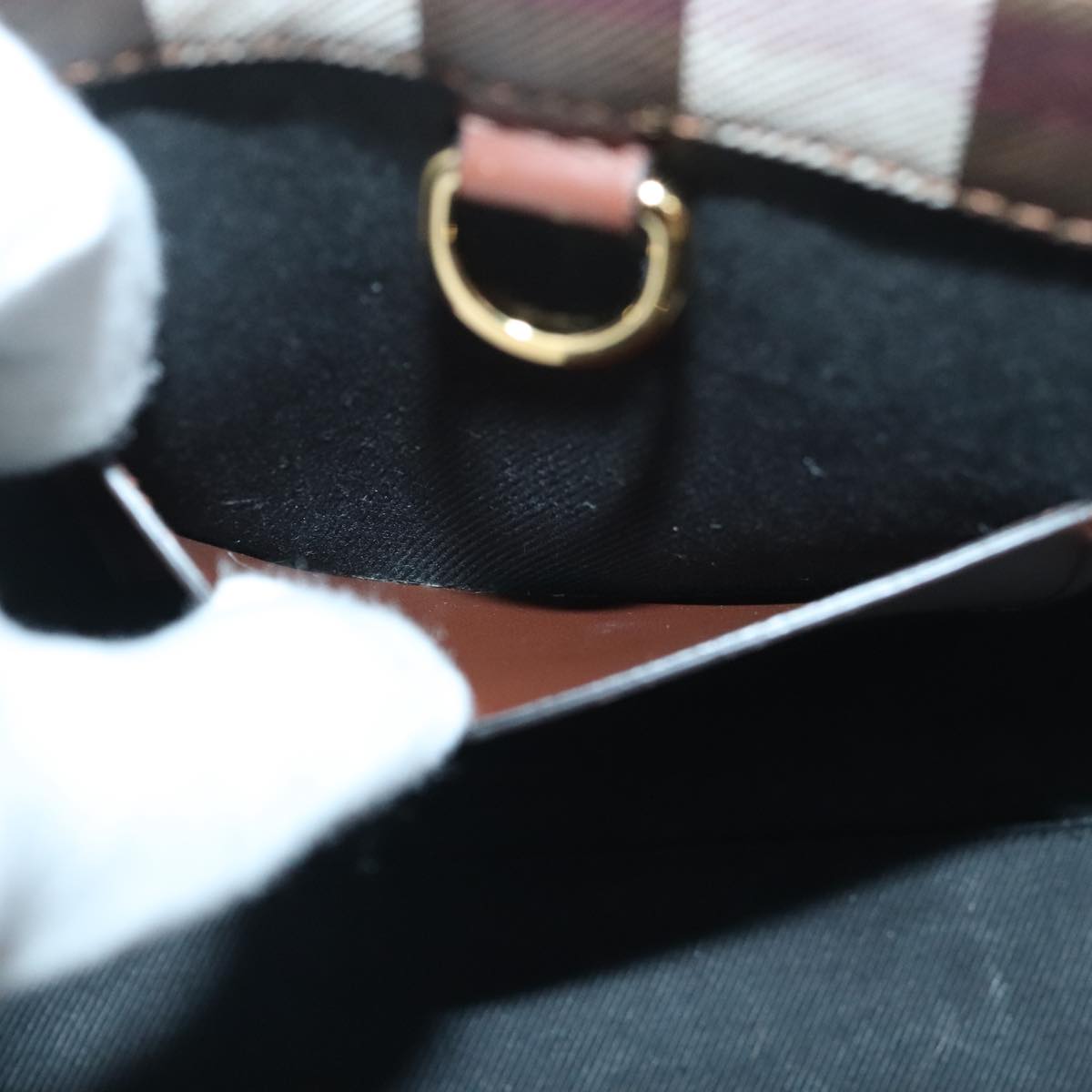 Burberry Freya, Brown, Leather, handbag