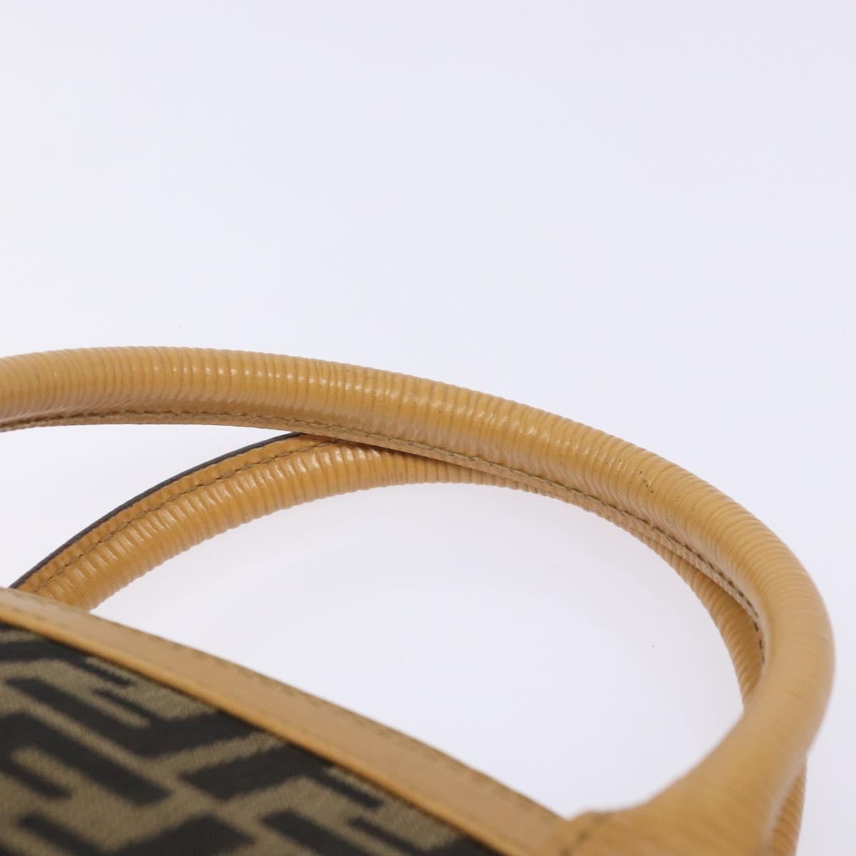 Fendi Zucchino, Black, "CANVAS, LEATHER", handbag