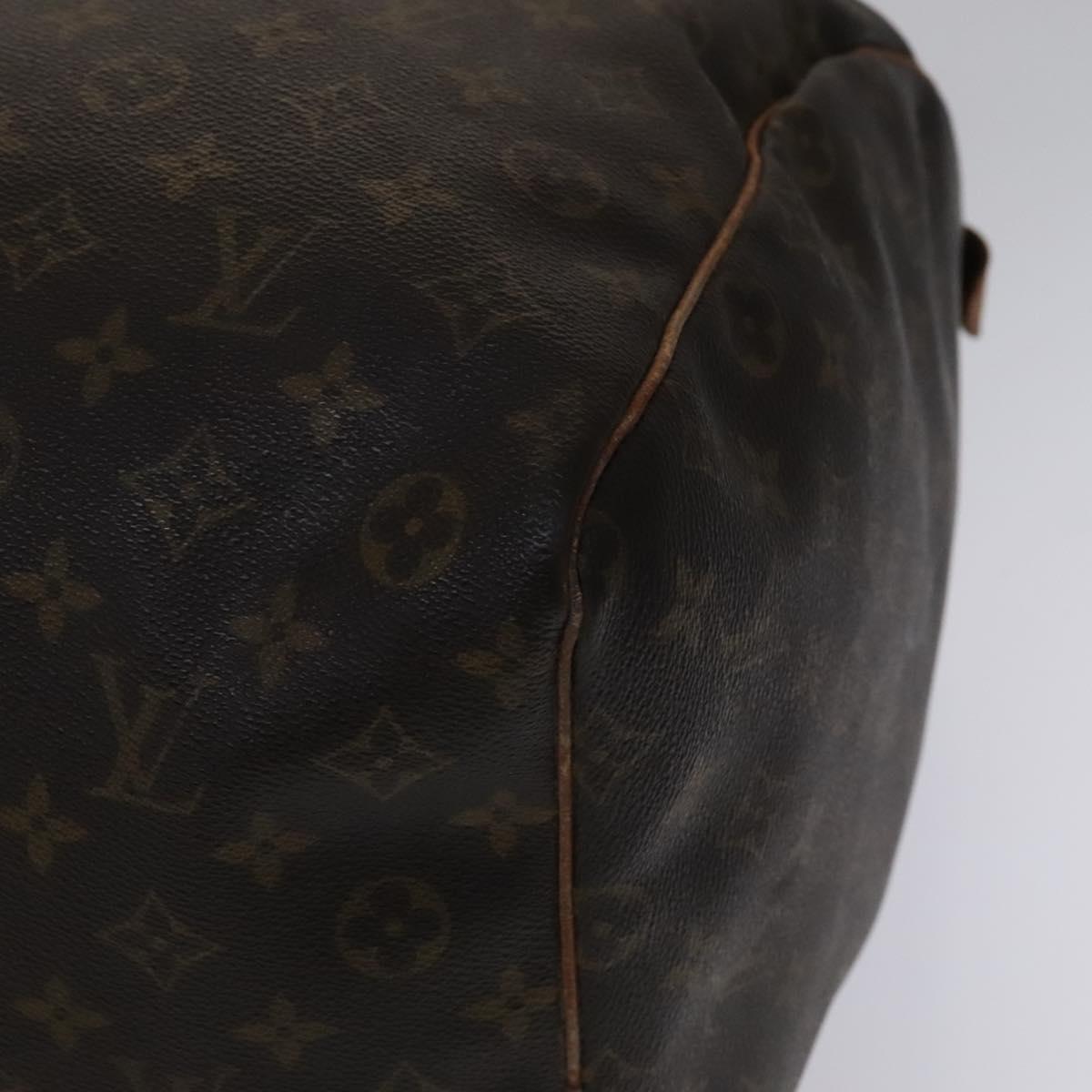 Louis Vuitton Keepall 60, Brown, Canvas, travel