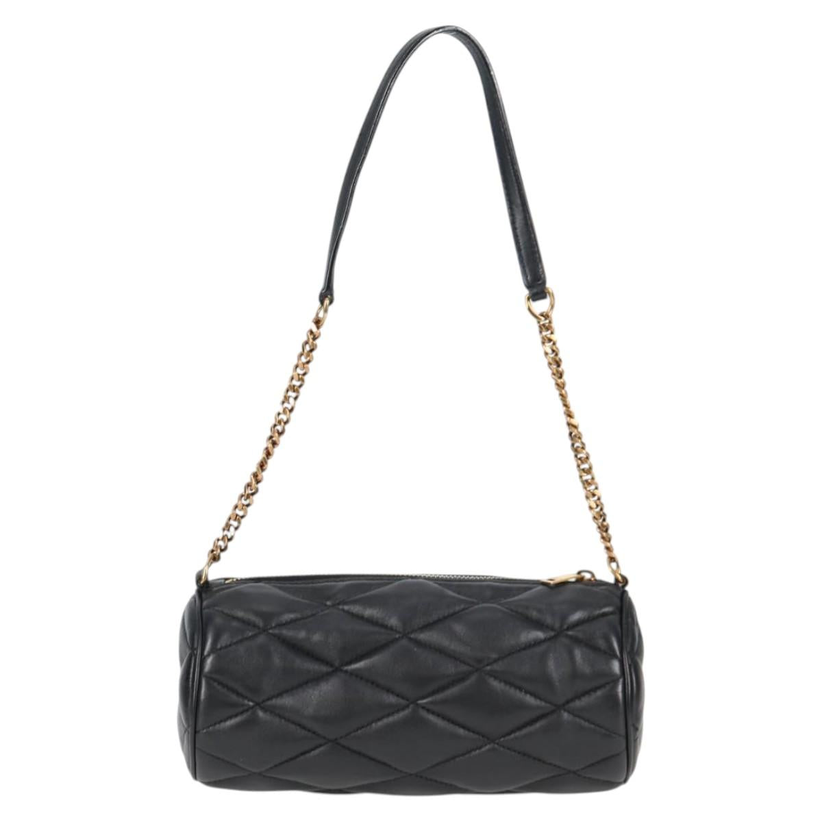 Yves Saint Laurent, Black, Leather, shoulder