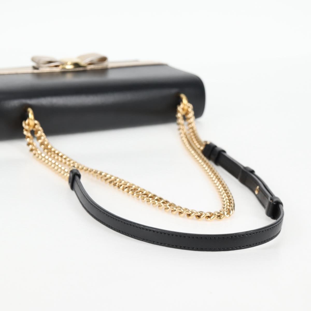Salvatore Ferragamo Vara, Black, Leather, shoulder