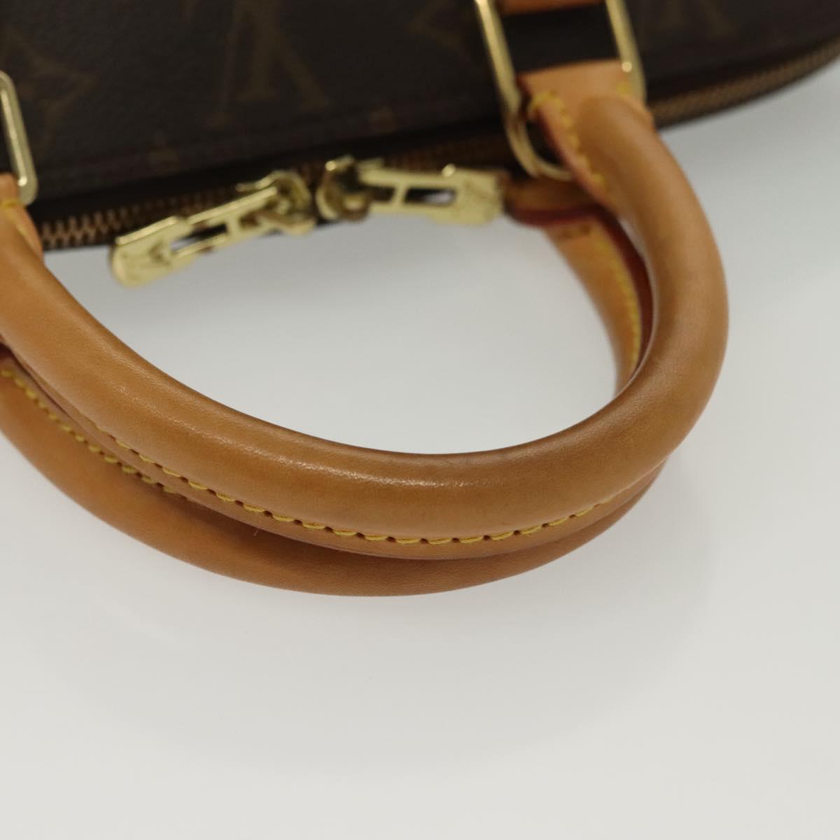 Louis Vuitton Alma, Brown, Canvas, handbag