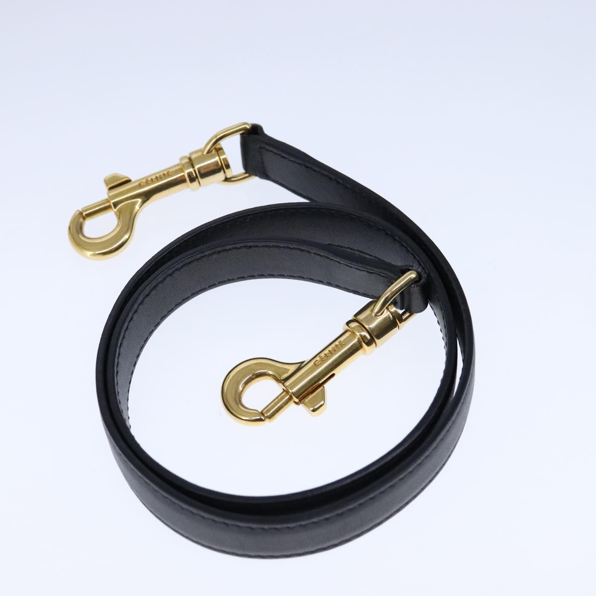 Céline Belt, White, Leather, handbag