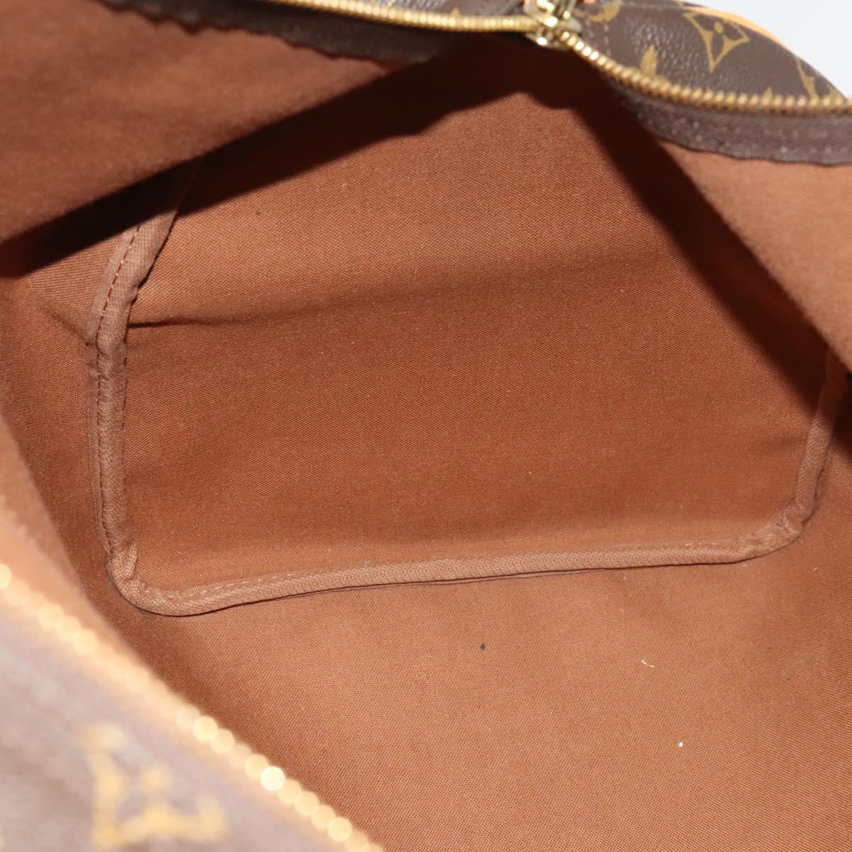 Louis Vuitton Keepall 55, Brown, Canvas, travel