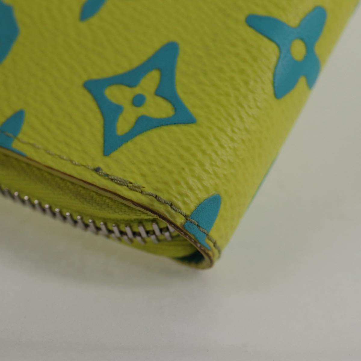 Louis Vuitton Zippy Wallet Vertical, Yellow, Canvas, wallet