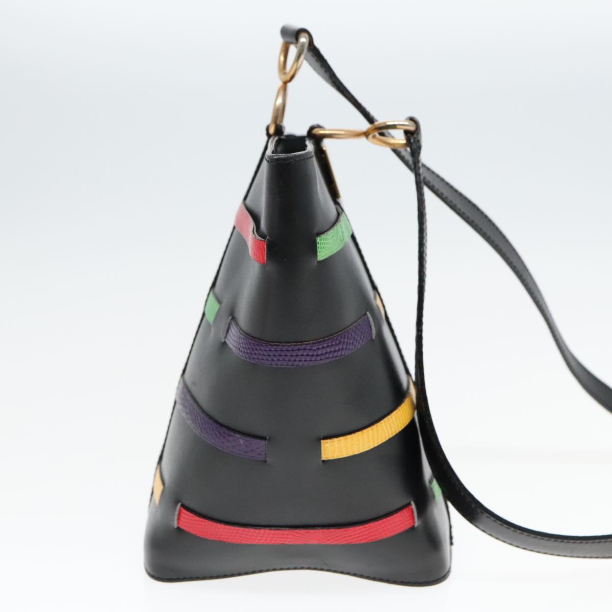 Céline, Black, Leather, shoulder