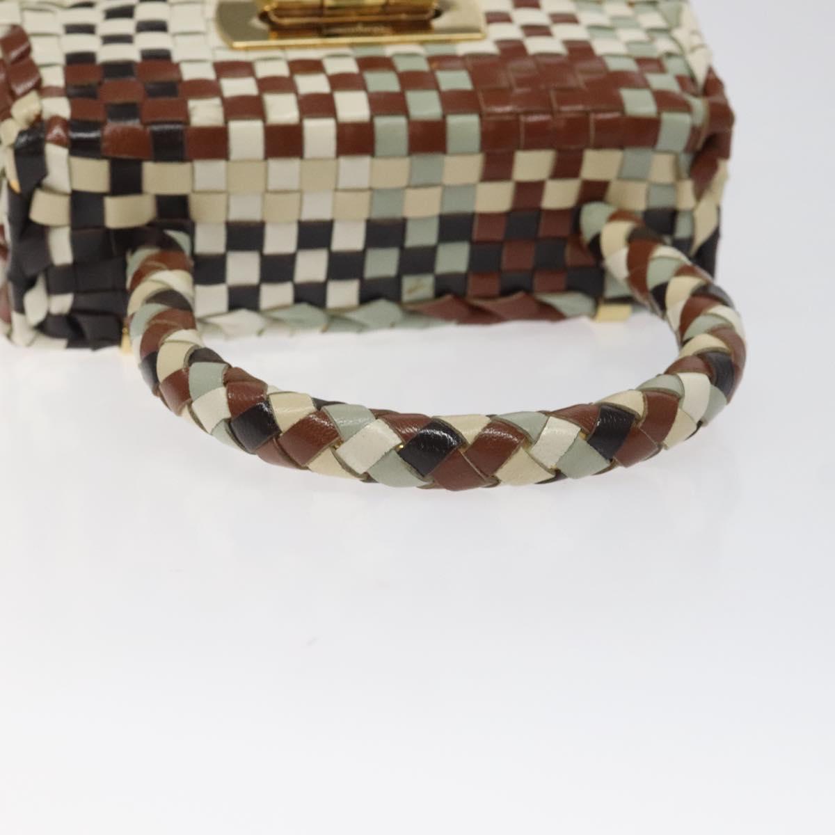 Salvatore Ferragamo Gancini, Multicolour, Leather, handbag