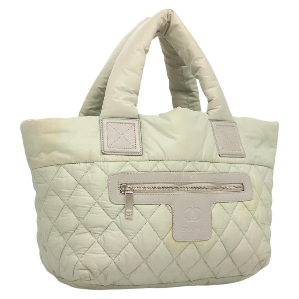Chanel Coco Cocoon, Grey, NYLON, handbag