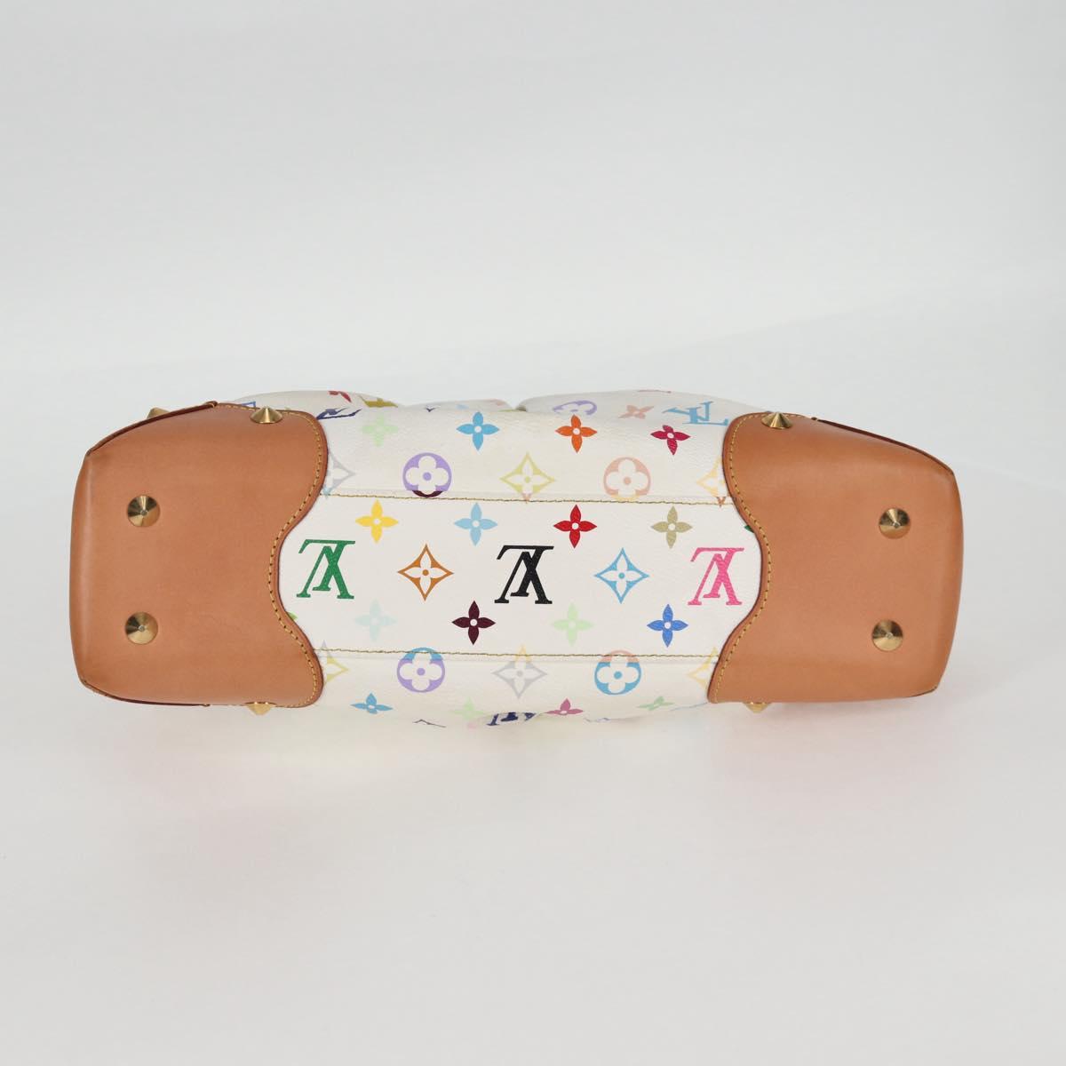 Louis Vuitton Judy, White, Canvas, handbag