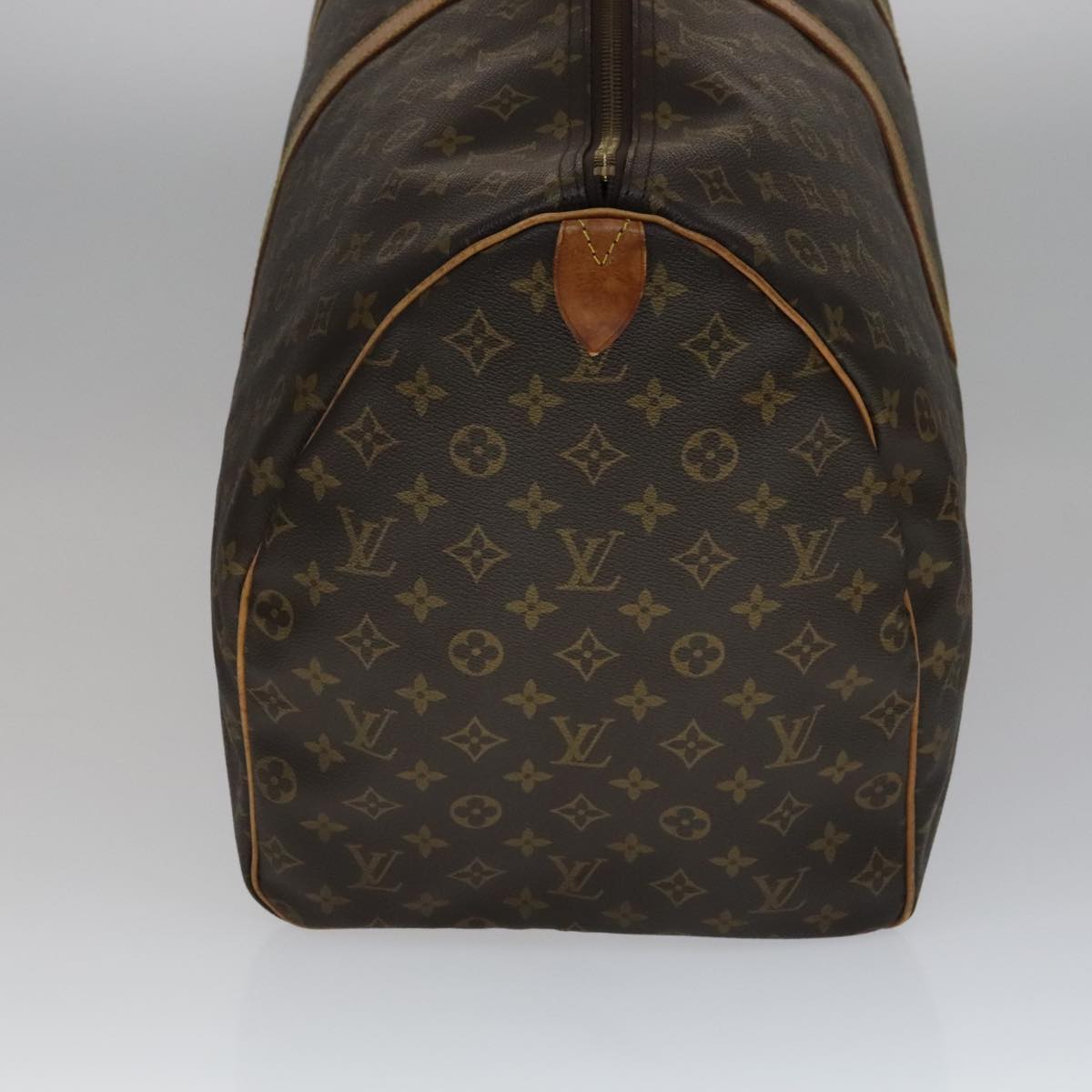 Louis Vuitton Keepall 60, Brown, Canvas, travel