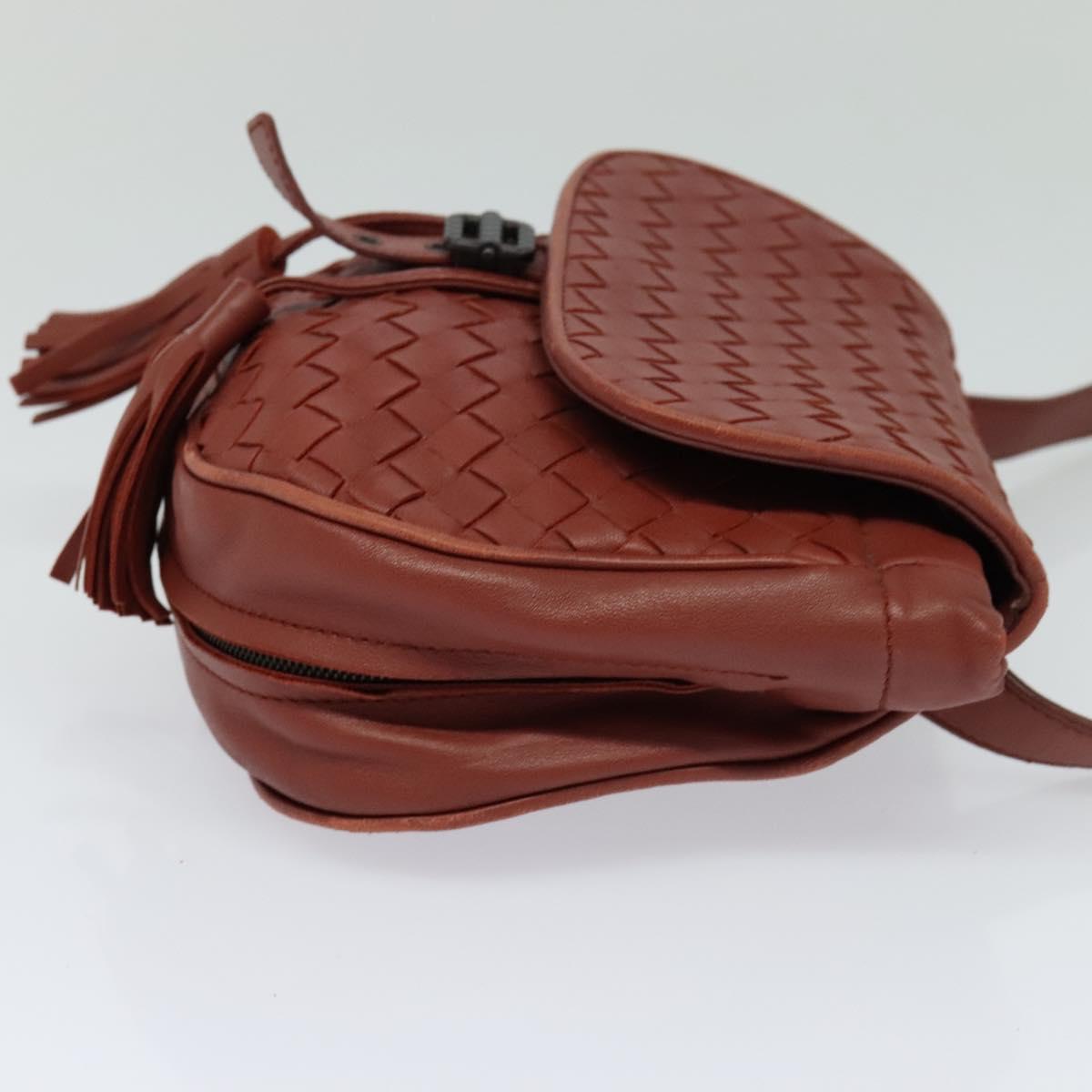 Bottega Veneta Intrecciato, Brown, Leather, shoulder