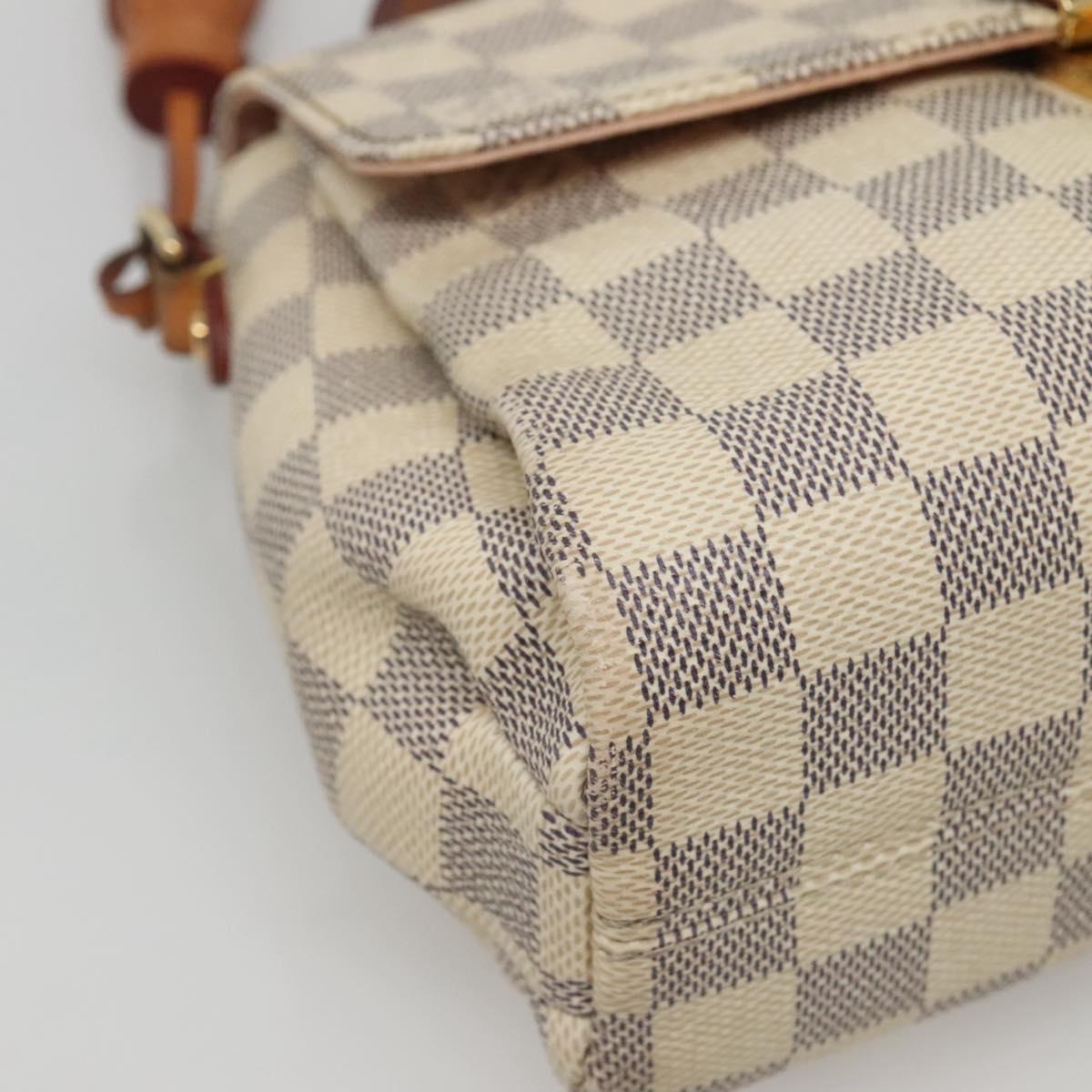 Louis Vuitton Croisette Vintage, White, Canvas, handbag