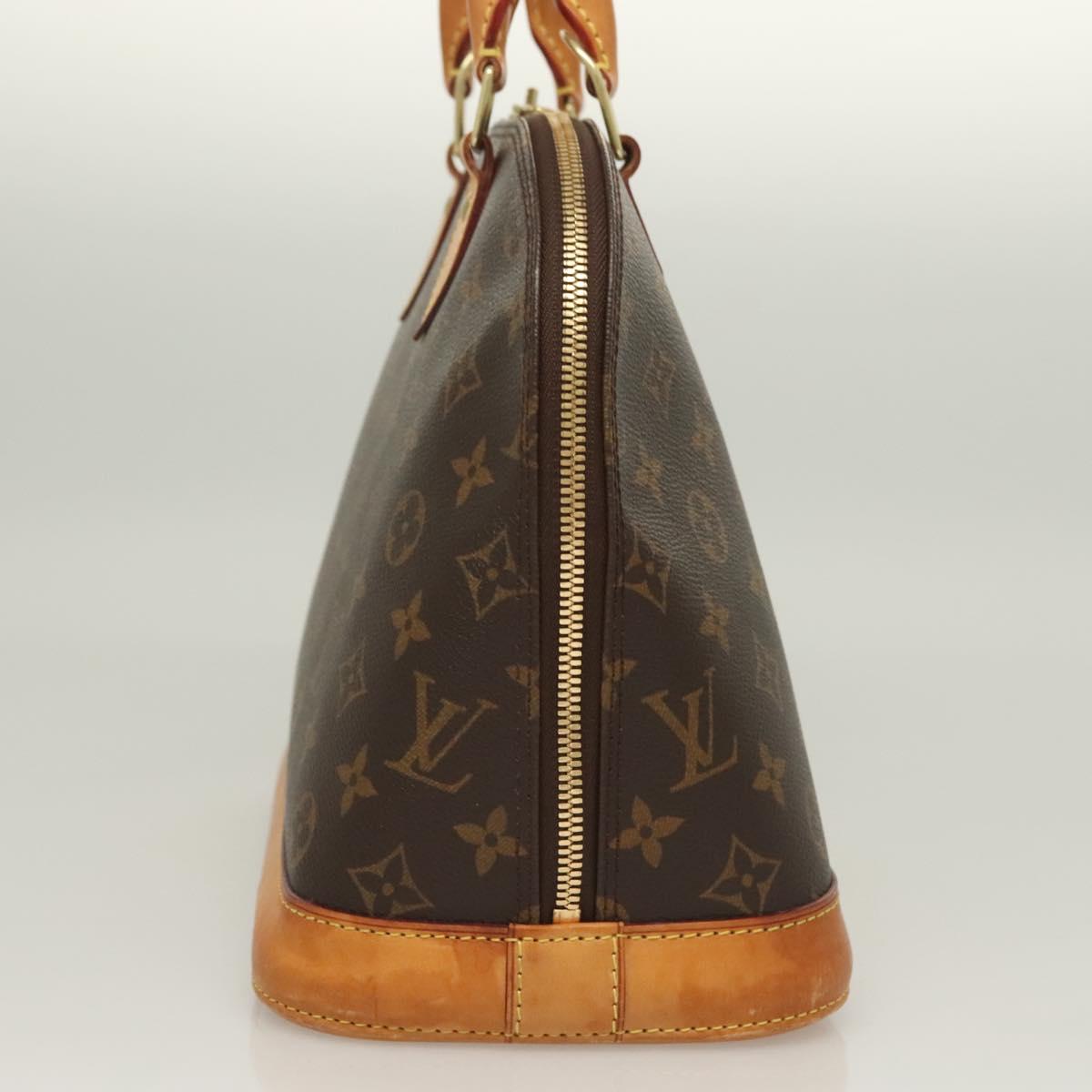 Louis Vuitton Alma, Brown, Canvas, handbag