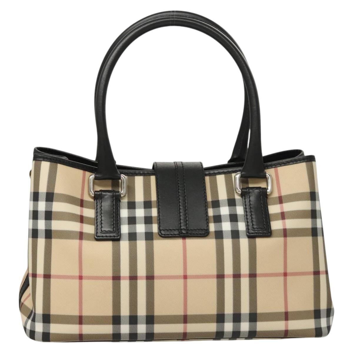 Burberry Nova Check, Beige, Canvas, tote