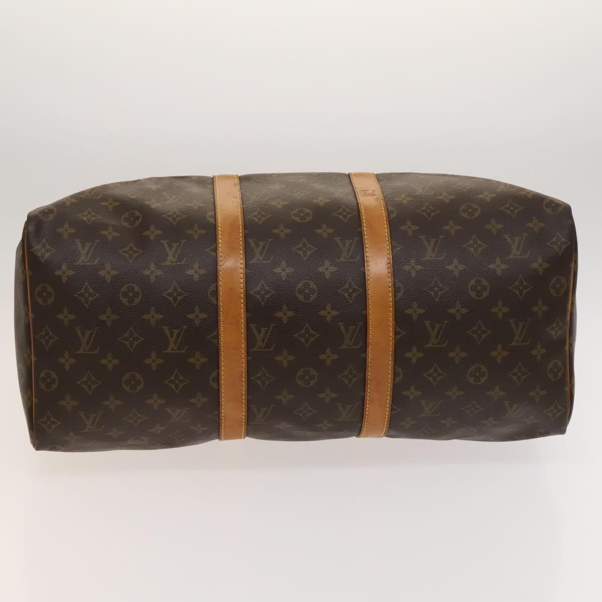 Louis Vuitton Keepall 50, Brown, Canvas, travel