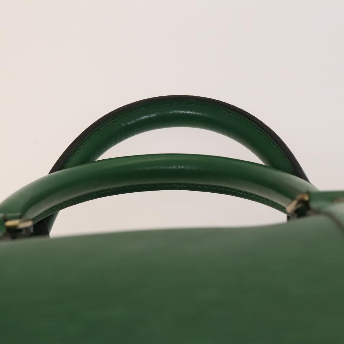 Louis Vuitton Keepall 50, Green, Leather, travel