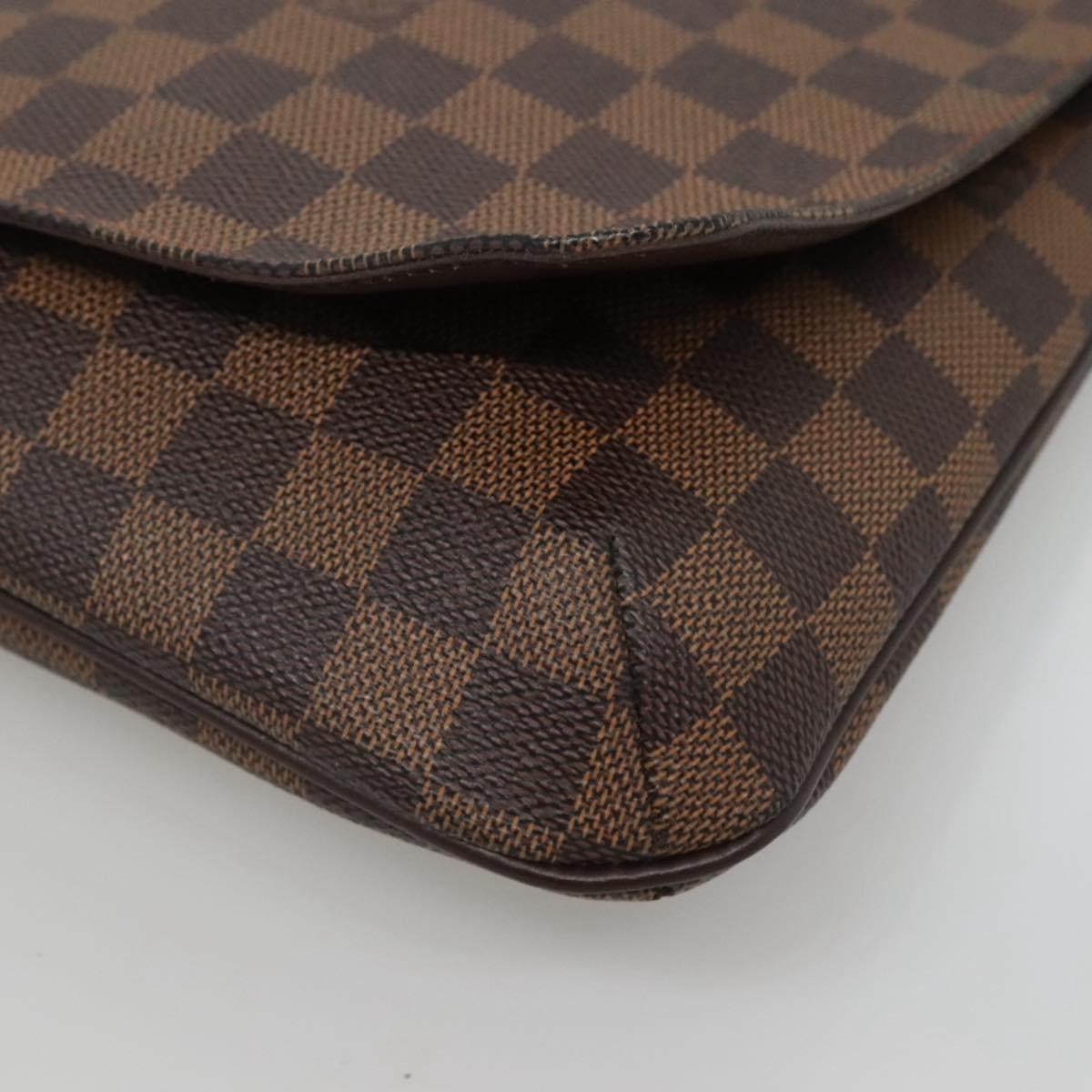 Louis Vuitton Musette Salsa, Brown, Canvas, shoulder