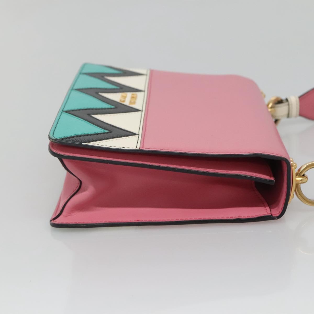 Prada Saffiano, Pink, Leather, shoulder