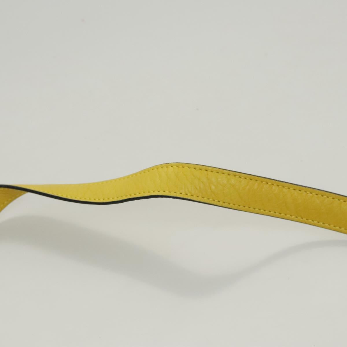 Céline, Yellow, Leather, shoulder