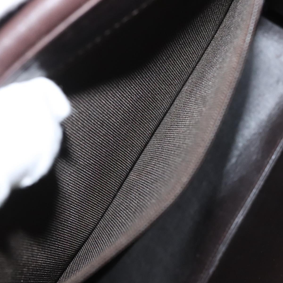 Chanel Coco Mark, Brown, Leather, handbag