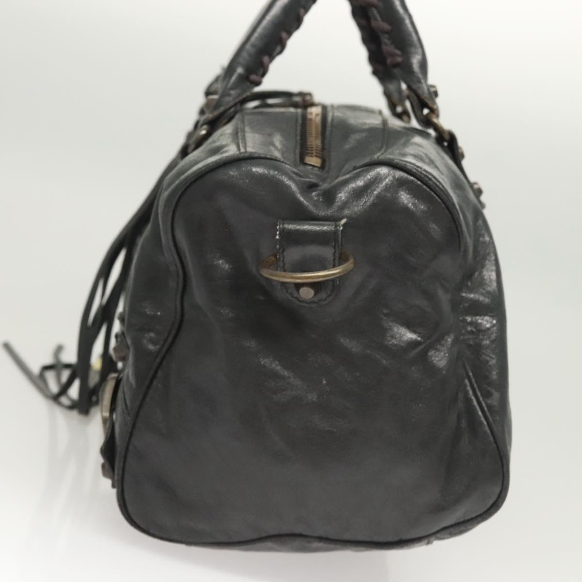 Balenciaga City, Black, Leather, handbag