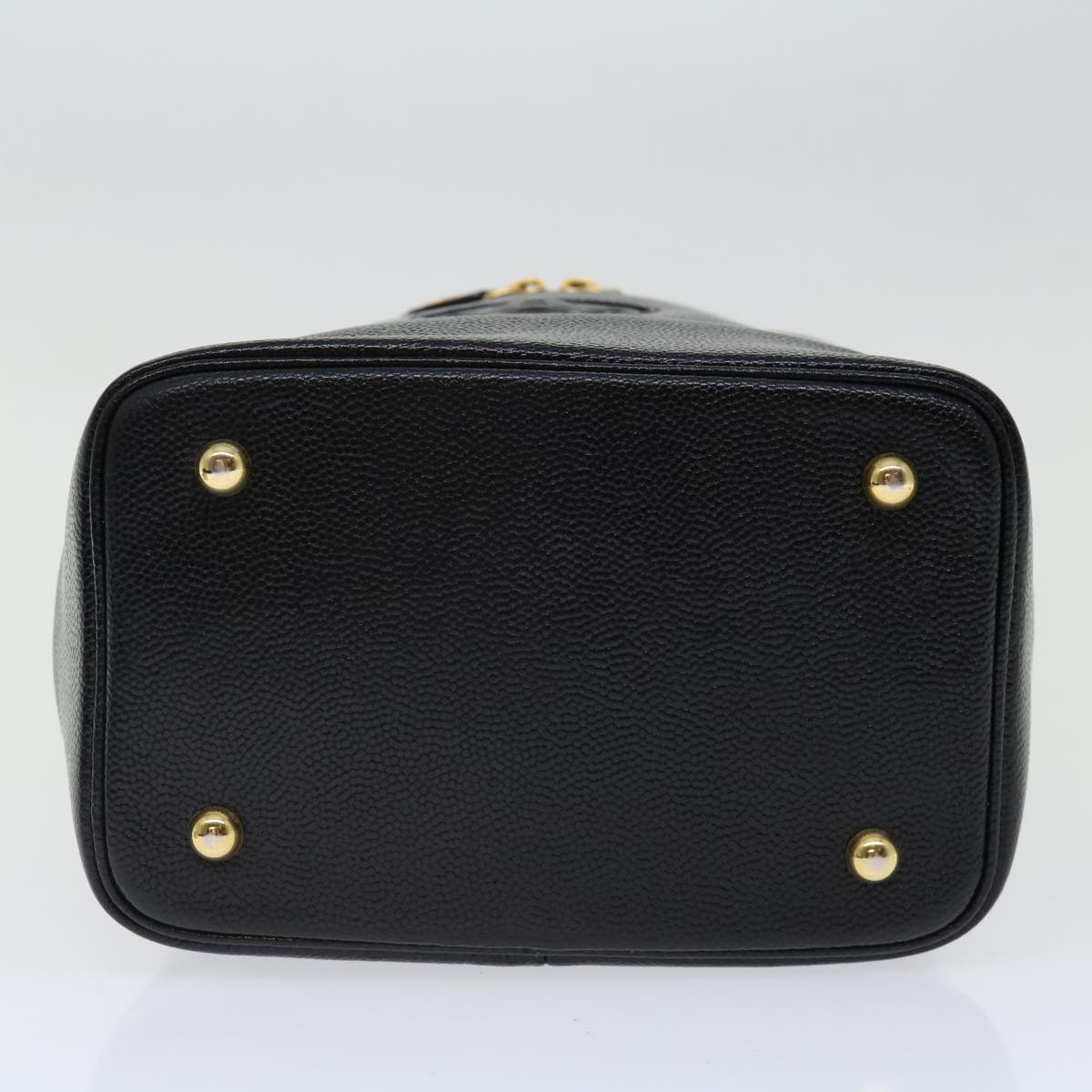 Versace Vanity, Black, Leather, handbag