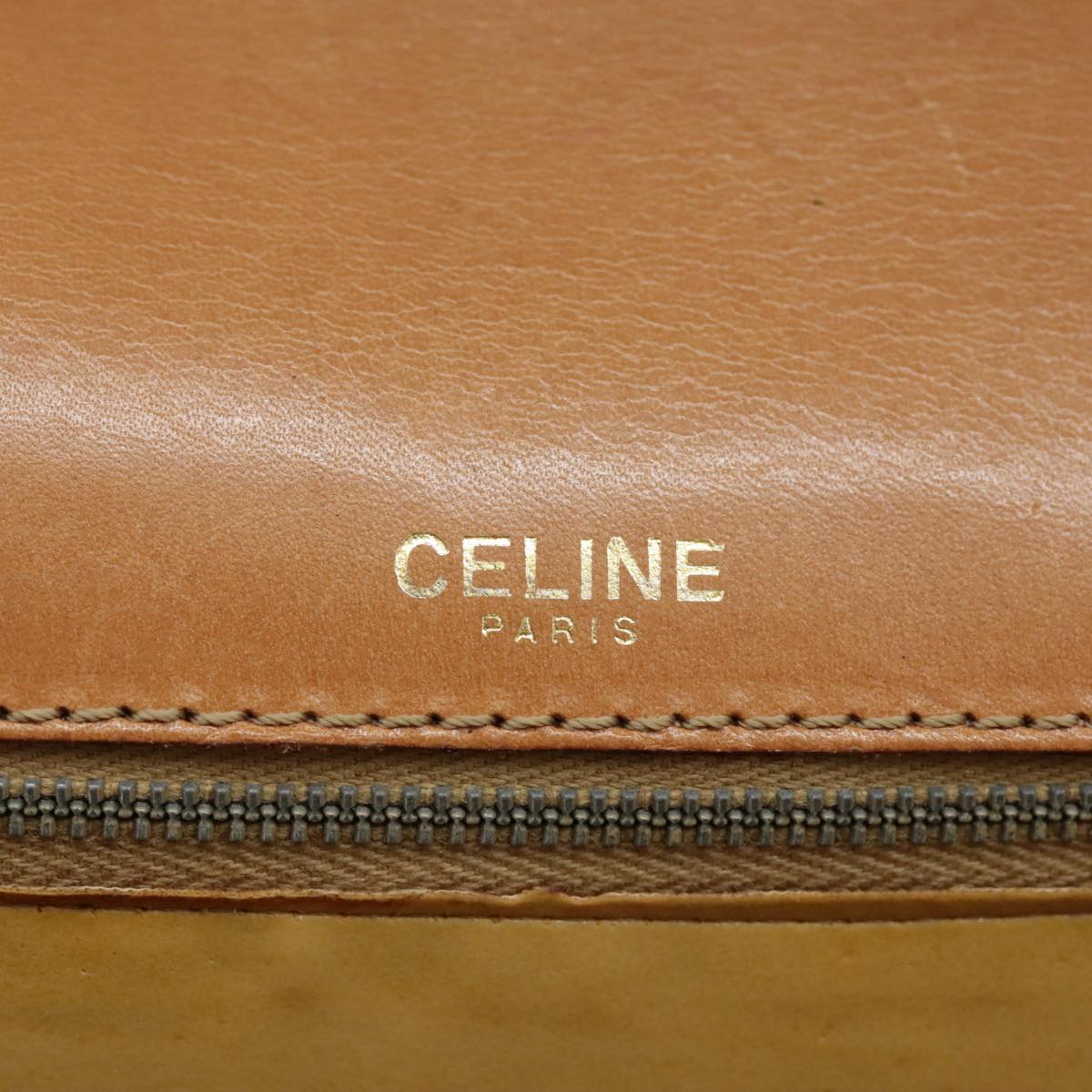 Céline Horse carriage, Beige, Canvas, shoulder