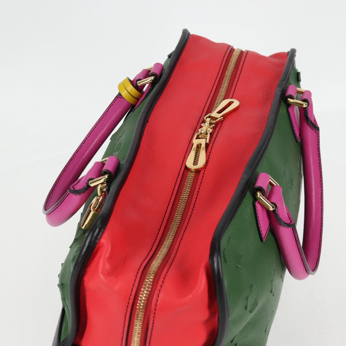 Loewe Amazona, Green, Leather, handbag