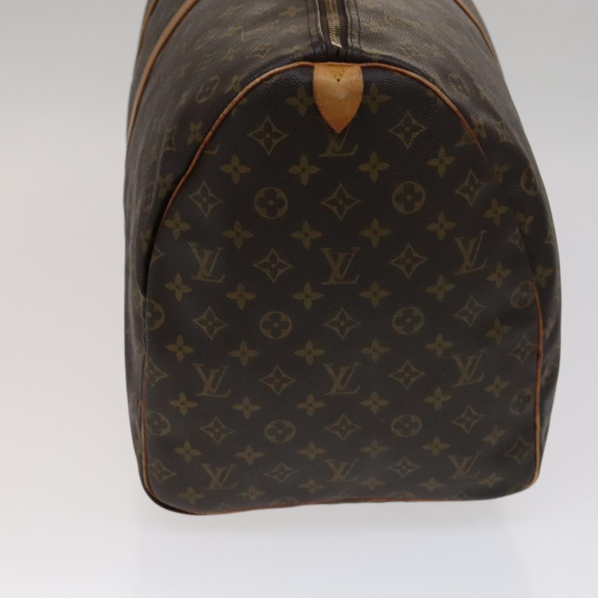 Louis Vuitton Keepall 60, Brown, Canvas, travel