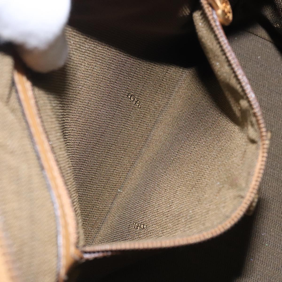 Fendi Zucchino, Black, "CANVAS, LEATHER", handbag