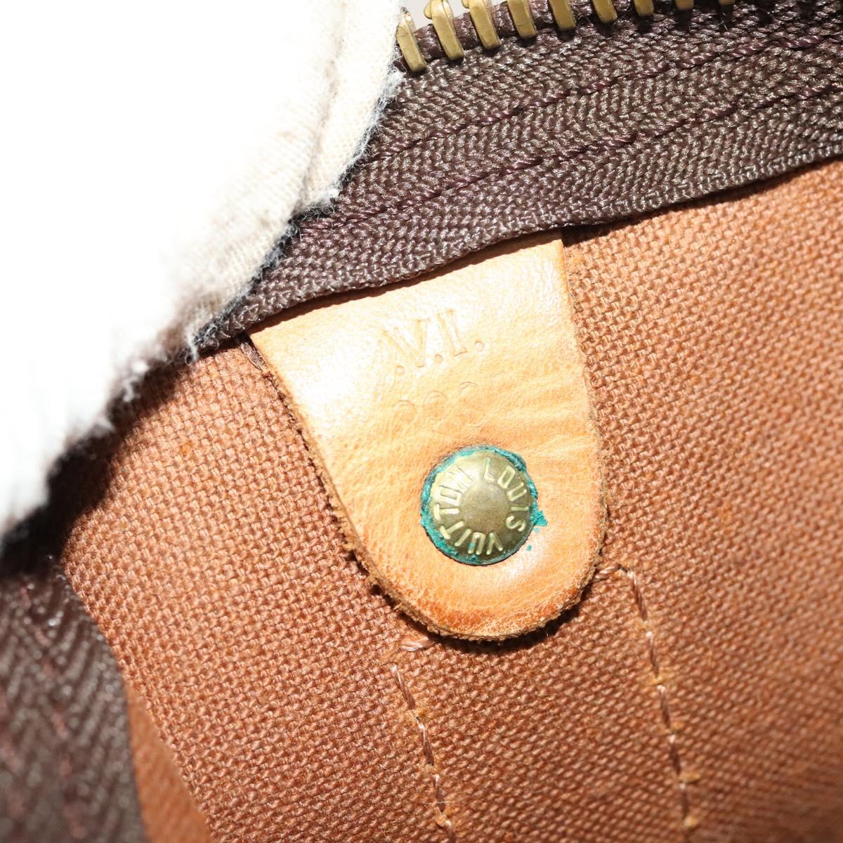 Louis Vuitton Keepall Bandouliere 50, Brown, Canvas, travel