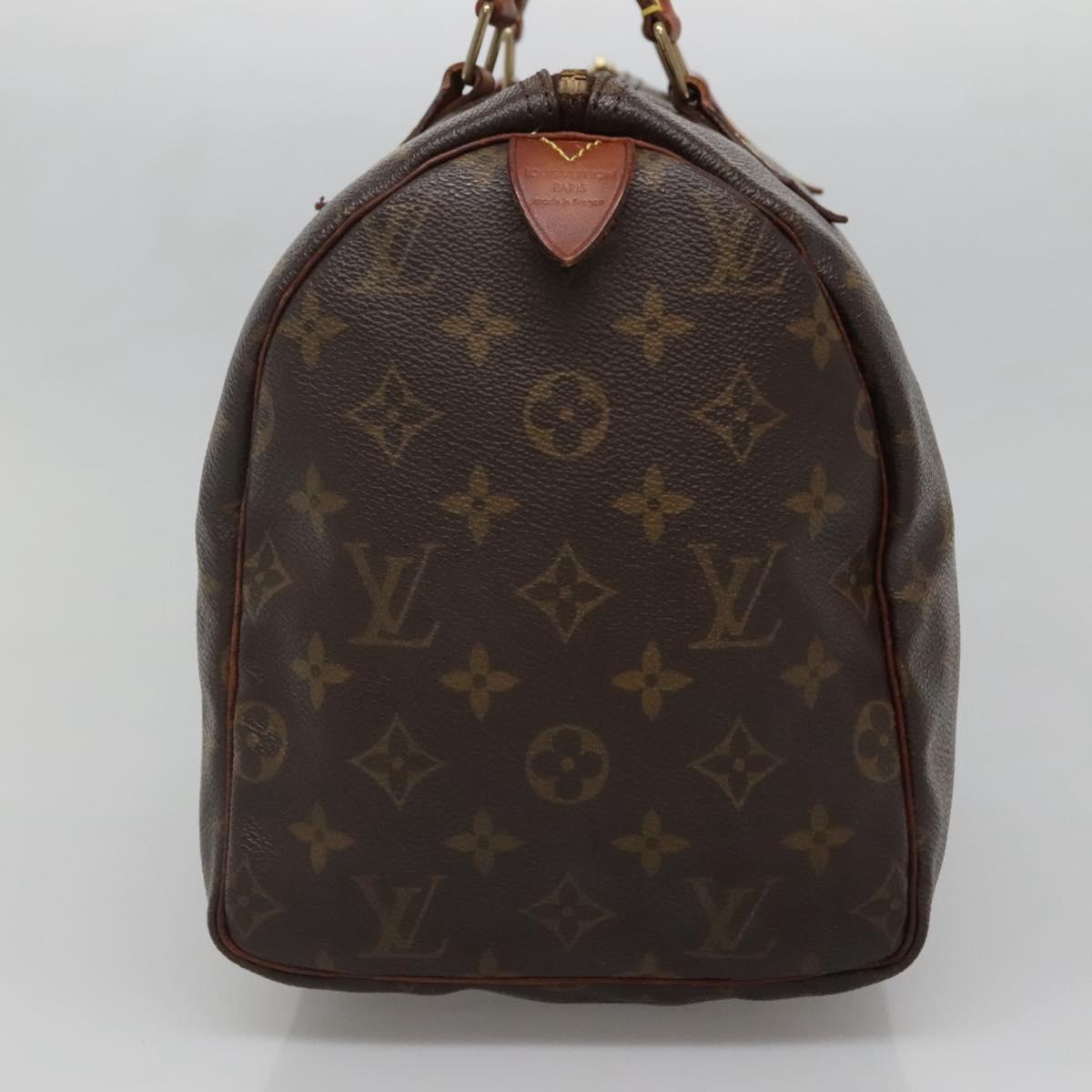 Louis Vuitton Speedy 30, Brown, Canvas, handbag