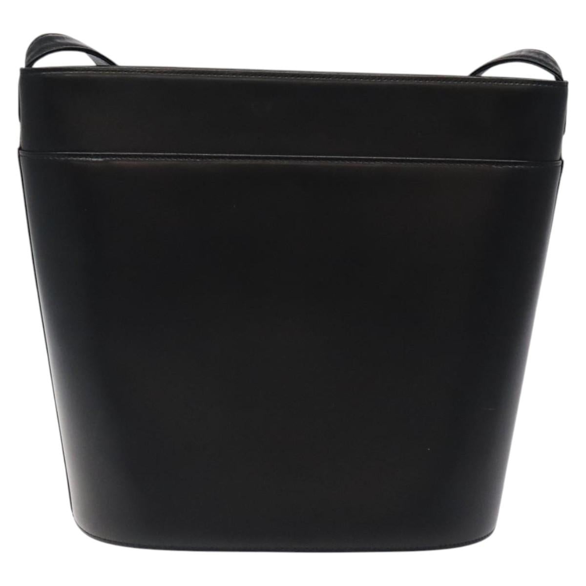 Burberry House Check, Black, Leather, shoulder
