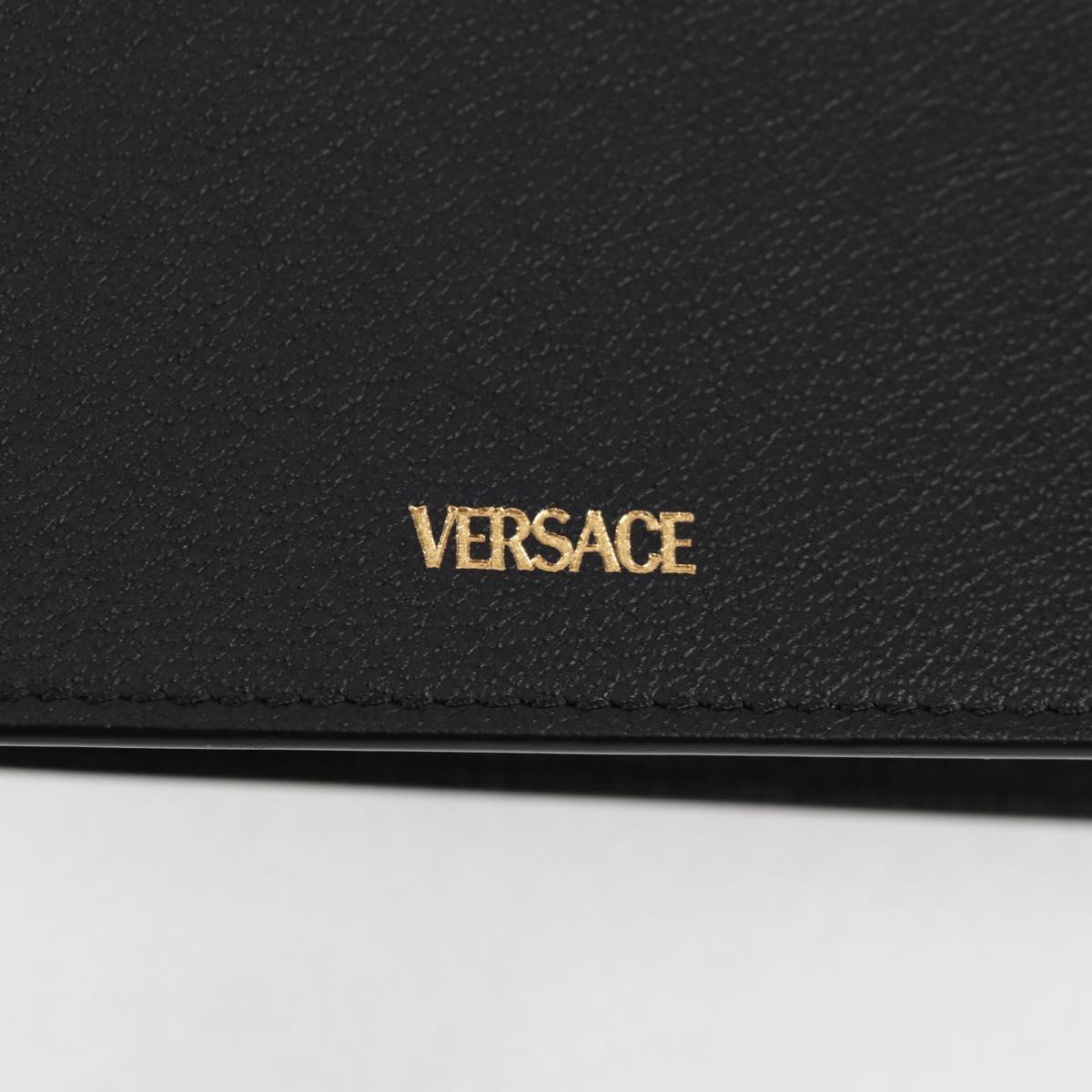 Versace Medusa, Black, Leather, handbag