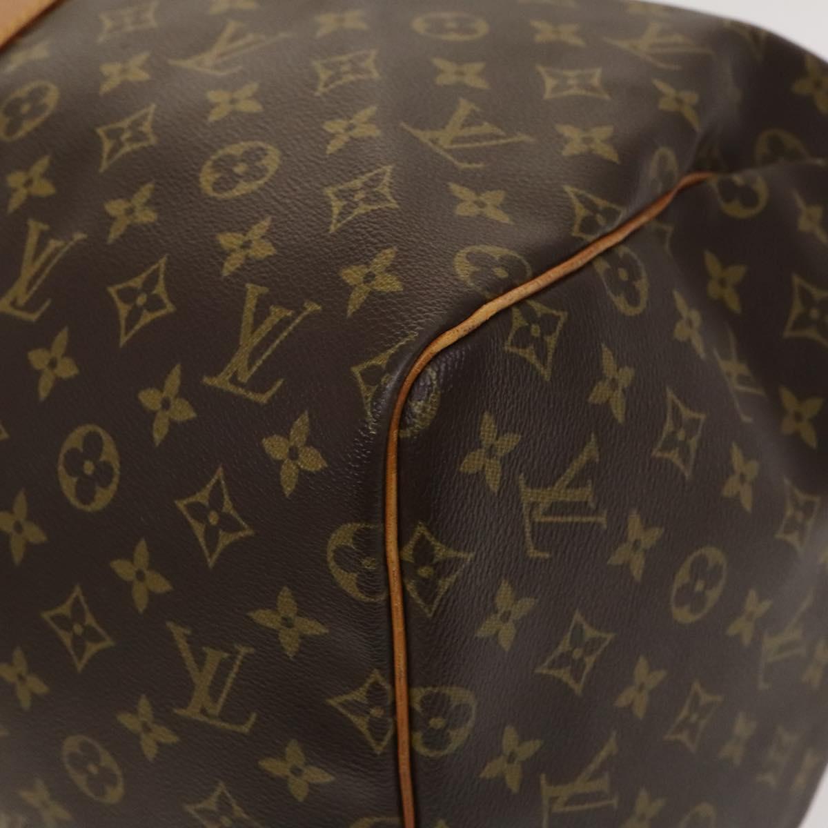 Louis Vuitton Keepall 55, Brown, Canvas, travel