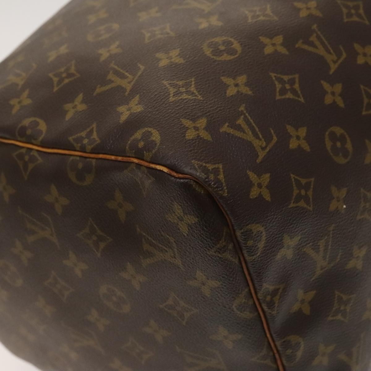 Louis Vuitton Keepall 55, Brown, Canvas, travel