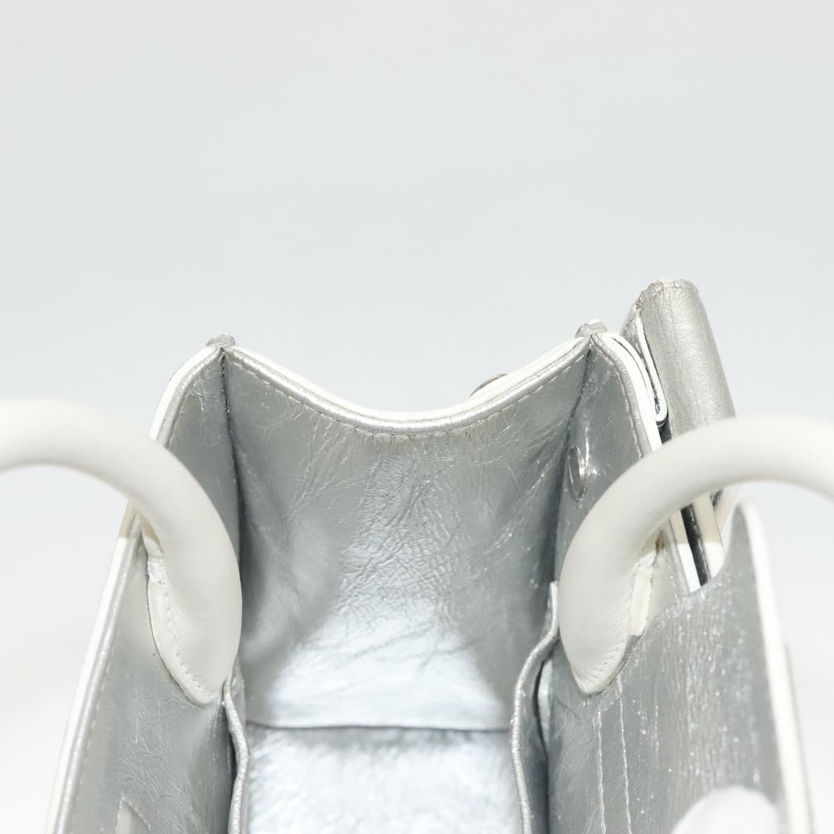 Dior Diorever, Silver, Leather, handbag