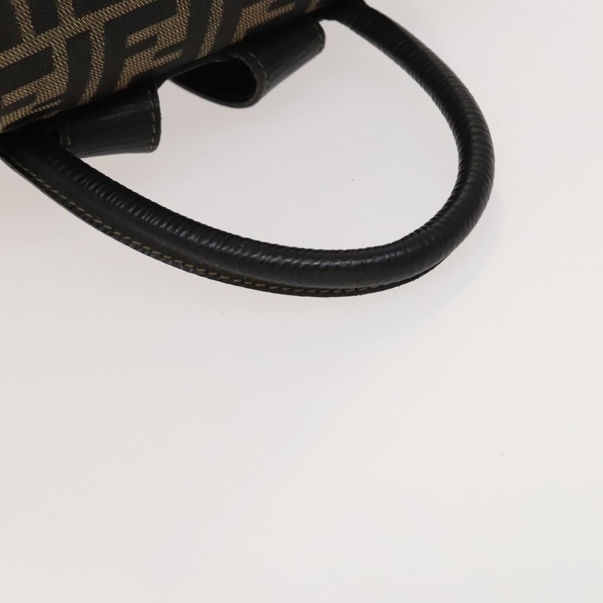 Fendi Zucca, Brown, Canvas, backpack