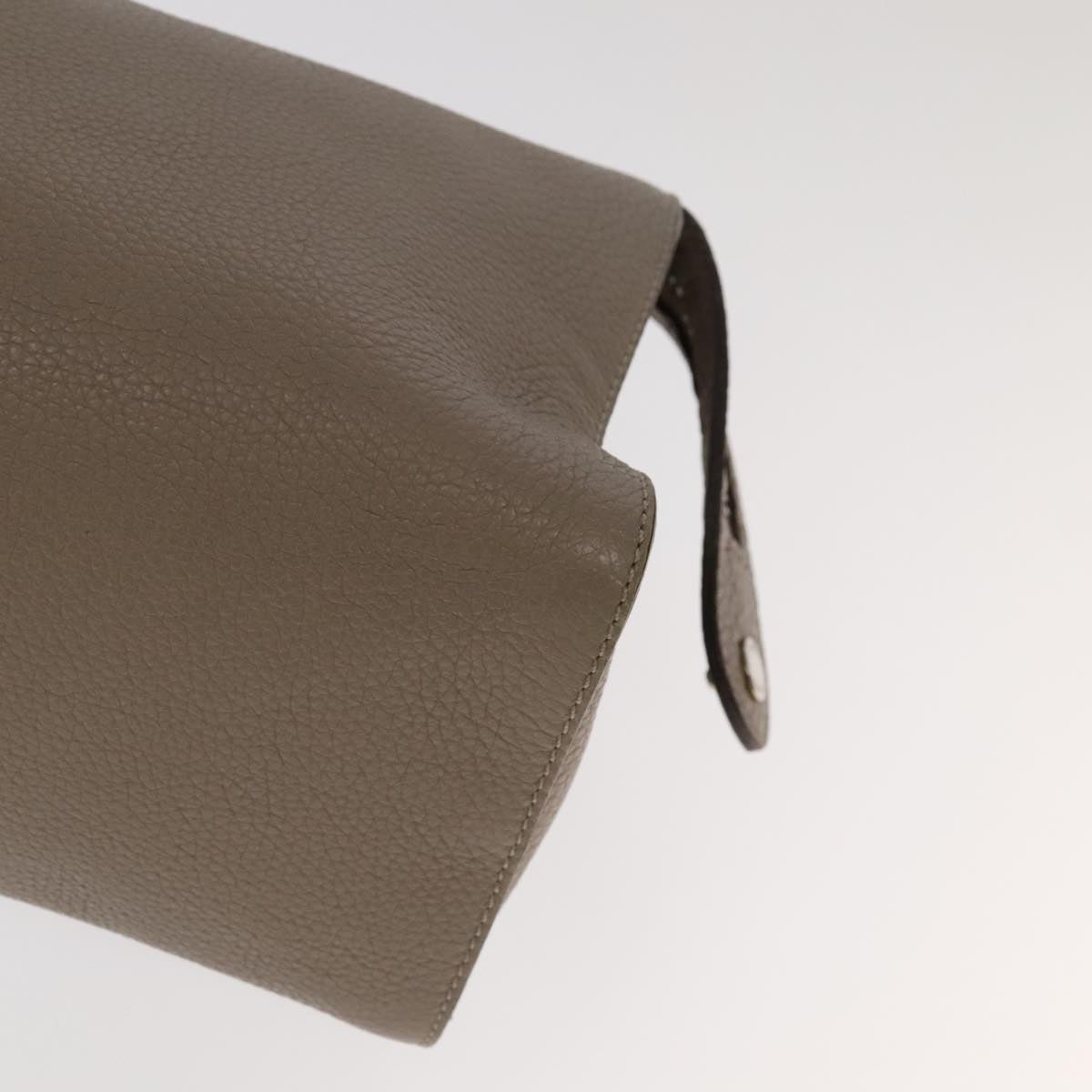 Fendi Lei Selleria, Beige, Leather, handbag