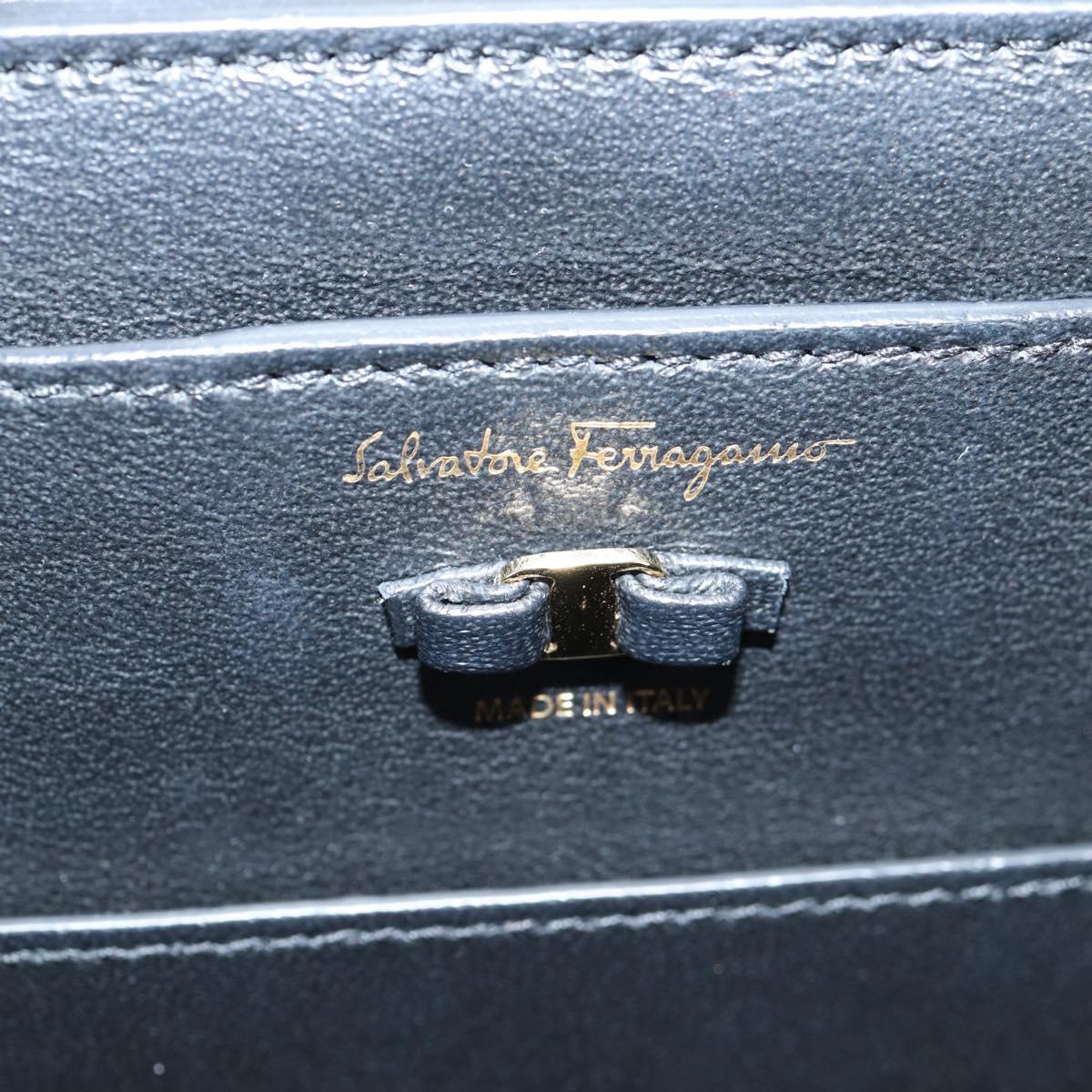 Salvatore Ferragamo Vara, Black, Leather, shoulder