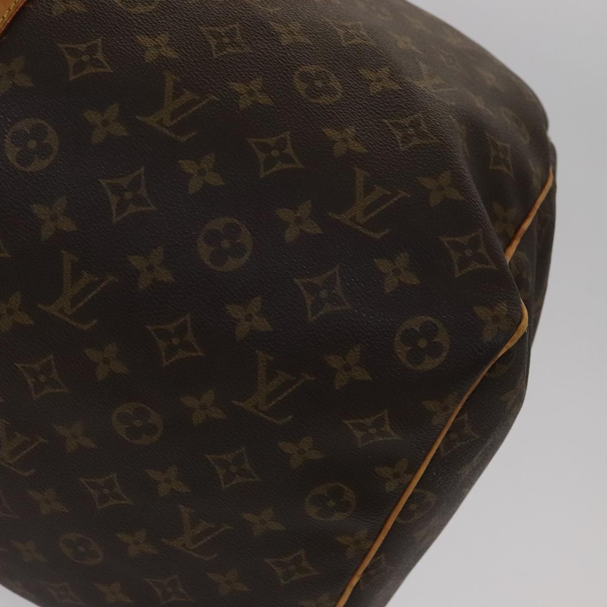 Louis Vuitton Keepall 60, Black, Canvas, travel